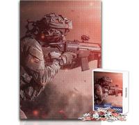 Puzzle de 1000 pièces pour Adultes - Héros de Guerre - Idéal pour des Moments de détente - Découpe Uniforme - Jeu de Loisirs - Dimensions 38x52cm