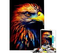 Puzzle de 1000 pièces pour Adultes Hibou Extraordinaire coloré Difficile et Stimulant Jeu de réflexion basé sur l'analyse et la logique pour Les 14 Ans et Plus (38x26cm)