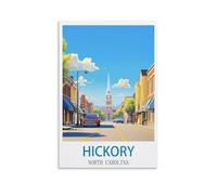 Puzzle de 1000 pièces pour Adultes - Hickory, Caroline du Nord - 1000 pièces - Paysage en Papier - Jouet éducatif pour Enfants - Cadeau - 70 x 50 cm