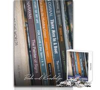 Puzzle de 1000 pièces pour Adultes, idéal pour Les Livres et Les Connaissances, pour des soirées Jeux et Divertissement en Famille Une œuvre d'art Amusante et Originale à Offrir Dimensions 50x75cm