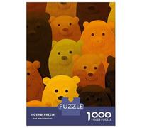 Puzzle De 1000 Pièces pour Adultes - Idée Cadeau Cute Bears Puzzle pour Adultes - Jeu Pratique, Analyse Et Logique - Défi À Relever 70x50cm/1000pcs