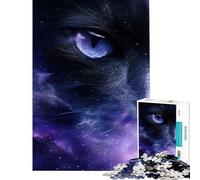 Puzzle de 1000 pièces pour Adultes Œil de Chat Cosmique activités ludiques à la Maison décoration et Jeux relaxants Convient aux Personnes de 14 Ans et Plus (38x52cm)