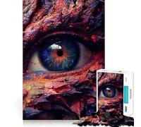 Puzzle de 1000 pièces pour Adultes « Œil de Dragon d'automne »,découpe Premium,Jeu Intelligent,activité ludique et apaisante,idéal pour Un Anniversaire ou Une activité Artistique (50x75cm)