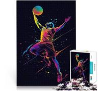 Puzzle de 1000 pièces pour Adultes Illustration de Dunk de Basket-Ball Défi Difficile Car C'est Un pour Toute la Famille 75x50cm