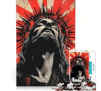 Puzzle de 1000 pièces pour Adultes Illustration de Jésus-Christ Jeu de Construction améliore la mémoire Cadeau Unique pour Un Anniversaire ou Noël 50x75cm