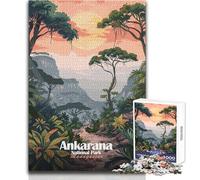Puzzle de 1000 pièces pour Adultes - Illustration du Parc National d'Ankarana à Madagascar - Jeu Unique Stimulant l'analyse et la logique - Idée Cadeau d'anniversaire - Dimensions : 38x26cm