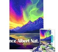 Puzzle de 1000 pièces pour Adultes Illustration du Parc National Prince Albert Jeu éducatif et Stimulant idéal pour se détendre s'amuser et Offrir Un Cadeau Original (Dimensions 38x26cm)