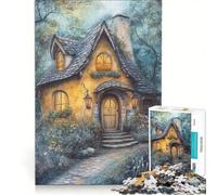 Puzzle de 1000 pièces pour Adultes, Illustrations de Chalet de rêve, Jeu Impossible, Passe-Temps idéal Pendant Les Vacances à la Maison, Cadeaux pour Les Amis et la Famille 50x75cm