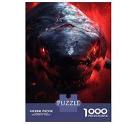 Puzzle De 1000 Pièces pour Adultes Inferno Eyes of The Shark Puzzles pour Adultes, Jeu Manuel, Cadeau d'anniversaire, Activités Amusantes À La Maison, 70x50cm/1000pcs