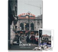 Puzzle de 1000 pièces pour Adultes, inspiré de Denver Jeu éducatif et Familial, à la Fois Amusant et Original, idéal comme Cadeau d'anniversaire Dimensions 50x75cm
