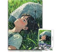 Puzzle de 1000 pièces pour Adultes, inspiré des Jeux Ghibli, idéal pour stimuler l'intellectualisme Cadeau Parfait pour Une Femme ou Un Anniversaire Dimensions : 38x52cm
