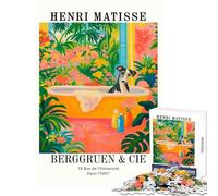 Puzzle de 1000 pièces pour Adultes inspiré d'Henri Matisse et représentant Un Chien dans Son Bain Jeu éducatif et Artistique idéal comme Cadeau d'anniversaire ou pour se Lancer dans Un défi Stimulant
