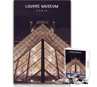 Puzzle de 1000 pièces pour Adultes, inspiré du musée du Louvre Idéal pour des soirées Jeux et Divertissement en Famille Un Cadeau Original et Amusant ! Dimensions 38x26cm