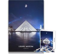 Puzzle de 1000 pièces pour Adultes, inspiré du musée du Louvre Idéal pour des soirées Jeux et Divertissement en Famille Un Cadeau Original et Amusant ! Dimensions 50x75cm