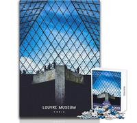 Puzzle de 1000 pièces pour Adultes, inspiré du musée du Louvre, Jeu éducatif Familial, Motif à Assembler, pour Un Père Noël Secret Dimensions 38x52cm