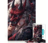 Puzzle de 1000 pièces pour adultes,inspiré d'une série animée,représentant une fille assassin Jeu de réflexion stimulant,découpe nette,alignement parfait,activité amusante en famille le soir (50x75cm)
