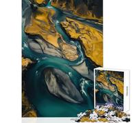 Puzzle de 1000 pièces pour Adultes Islande Delta glaciaire Jeu éducatif Idée Cadeau et Jouet Activité familiale Amusante à la Maison Dimensions 38x26cm