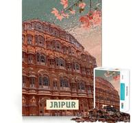 Puzzle de 1000 pièces pour Adultes,Jaipur,Bords Nets et décoratifs,activité cérébrale Amusante et Facile à Vivre,Cadeau d'anniversaire idéal (50x75cm)