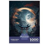 Puzzle De 1000 Pièces pour Adultes Japanese Fantasy Gate Puzzles pour Adultes, Amusants Et Humoristiques, Parfaits comme Cadeau d'anniversaire Ou De Noël 52x38cm/1000pcs