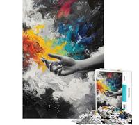 Puzzle de 1000 pièces pour Adultes Jeu de coloriage Activité ludique et Anti-Stress Interaction Parent-Enfant (Dimensions 50x75cm)