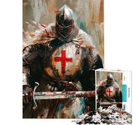 Puzzle de 1000 pièces pour Adultes Jeu de Construction Cadeau Défenseurs de la Foi Jeu Manuel Décoration intérieure Cadeau d'anniversaire (Dimensions 50x75cm)