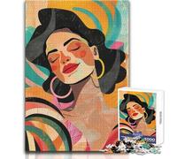 Puzzle de 1000 pièces pour Adultes - Jeu éducatif « Joyeuses Latines » - Activités familiales - Idée Cadeau de Noël Secret - Dimensions : 38x52cm