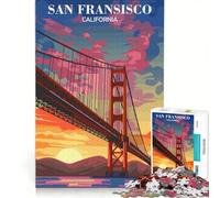 Puzzle de 1000 pièces pour Adultes Jeu éducatif Vintage sur Le thème du Voyage Analyse et logique Cadeau d'anniversaire ou de Voyage 50x75cm