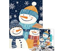 Puzzle de 1000 pièces pour Adultes Jeux et décorations Hivernales pour Adolescents idéal pour célébrer la Magie de l'hiver Niveau Difficile et Stimulant (38x52cm)