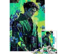 Puzzle de 1000 pièces pour Adultes Jigsaw Morpheus︰ Emerald Reveries Puzzles pour Adolescents Jeu de réflexion Une œuvre d'art Jeu Stimulant Cadeaux (Dimensions 38x26cm)