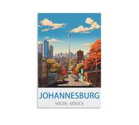 Puzzle de 1000 pièces pour Adultes, Johannesburg (Afrique du Sud), décoration intérieure, Cadeau d'anniversaire, Jouet pour Hommes, Femmes et Seniors, 52 x 38 cm