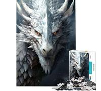 Puzzle de 1000 pièces pour Adultes Jouet Dragon Puissant Jeu Intellectuel Jeu Familial Modèle à Assembler Idée Cadeau Jouet (Dimensions 38x26cm)