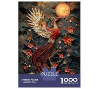 Puzzle De 1000 Pièces pour Adultes Kintsugi Phoenix Puzzle pour Adolescents Améliore La Mémoire Difficile Et Stimulant Idéal comme Cadeau 38x26cm/1000pcs