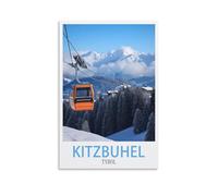 Puzzle de 1000 pièces pour Adultes - Kitzbühel Tyrol - Puzzle Impossible de 1000 pièces pour Adultes - Jeux éducatifs - 26 x 38 cm