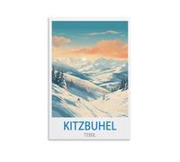 Puzzle de 1000 pièces pour Adultes - Kitzbühel Tyrol Ski Puzzles - Puzzle de 1000 pièces pour Adultes et Enfants - Puzzle Familial Classique d'intérieur - 52 x 38 cm