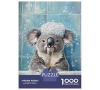 Puzzle De 1000 Pièces pour Adultes Koala Bath Time Fun-1 Puzzle pour Adultes, Jeu De Réflexion, Assemblage De Motifs, Difficile Et Stimulant 70x50cm/1000pcs