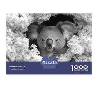 Puzzle De 1000 Pièces pour Adultes Koala in Flowers Puzzles pour Adultes Vacances À La Maison Tue-t-il Le Temps Chaque Pièce Est Unique - Un pour Les Joueurs 52x38cm/1000pcs