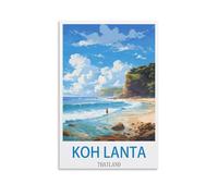 Puzzle de 1000 pièces pour Adultes Koh Lanta Thaïlande - Jeu de décompression pour Adultes, Jouets pour étudiants et Enfants, Cadeau de Noël ou d'anniversaire - 70 x 50 cm