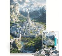 Puzzle de 1000 pièces pour Adultes La Cité Cachée Jeu Manuel Anti-Stress intéressant Cadeau d'anniversaire Original 50x75cm