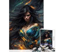 Puzzle de 1000 pièces pour Adultes « La colère de la Faucheuse » Jeu de Construction Idée Cadeau et Divertissement Jeu de détente Renforce l'amour au Sein du Couple Dimensions 50x75cm