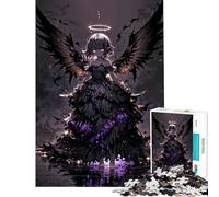 Puzzle de 1000 pièces pour Adultes La Complainte de l'ange déchu Décoration Murale Anti-Stress Cadeau d'anniversaire ou de Voyage (50x75cm)