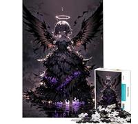 Puzzle de 1000 pièces pour Adultes La Complainte de l'ange déchu Puzzle de 1000 pièces à Monter soi-même défi Difficile Cadeau d'anniversaire (38x52cm)