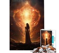 Puzzle de 1000 pièces pour Adultes « La déesse Devant Moi » Un défi à relever pour Passer Le Temps Pendant Les Vacances à la Maison Jeu Pratique à partir de 14 Ans (50x75cm)