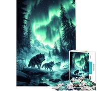 Puzzle de 1000 pièces pour Adultes La Fraternité des Loups Un défi à relever Décoration Murale Jeu Amusant Convient aux 14 Ans et Plus (50x75cm)