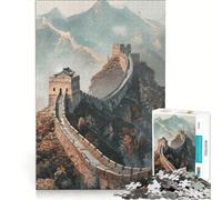 Puzzle de 1000 pièces pour Adultes La Grande Muraille, Jeu de Construction, Passe-Temps idéal, Cadeau d'anniversaire ou Autre 38x26cm