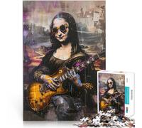 Puzzle de 1000 pièces pour Adultes La Joconde Moderne pour Le Jeu éducatif Challenge Toy avec Affiche et Feuille de Questions correspondantes 75x50cm