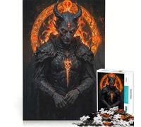 Puzzle de 1000 pièces pour Adultes La Menace d'Asmodée Jeu de réflexion activités Amusantes à la Maison Collection d'artistes Beaux-Arts 38x26cm