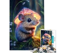 Puzzle de 1000 pièces pour Adultes La Petite Souris dans la forêt Un Jeu addictif pour cultiver la Patience et se détendre améliorer la mémoire et Offrir Un (Dimensions 38x52cm)