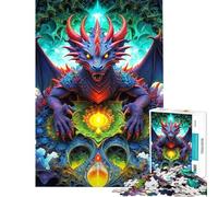 Puzzle de 1000 pièces pour Adultes La Quête du Dragon Jeu de détente idéal pour Passer Le Temps à la Maison Un défi Stimulant à relever (38x52cm)