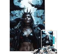 Puzzle de 1000 pièces pour Adultes « La Reine Corbeau Jeu éducatif Jouet intellectuel Cadeau d'anniversaire défi Difficile (Dimensions 38x52cm)