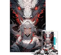 Puzzle de 1000 pièces pour Adultes « La Reine des Dragons » Un défi intellectuel captivant Un Jeu Amusant pour Toute la Famille et Une Belle œuvre d'art à Offrir (Taille 38x26cm)